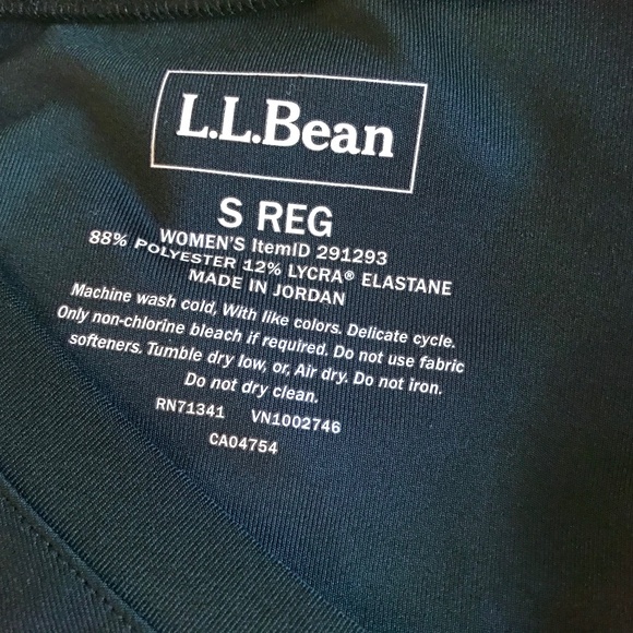 LL Bean Fitness performance black short sleeve dress - Picture 12 of 16